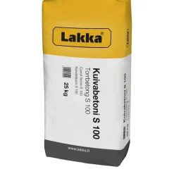New Kuivabetoni Lakka S 100, eri kokoja Laastit Ja Sementit
