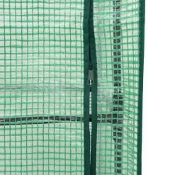 Clearance Kukkalaatikko kasvihuonepeitteellä rottinkityyli 80x40x140 cm (15819) Istutuslaatikot