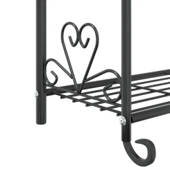 Sale Kukkateline musta 56x30x96 cm teräs Terassin Sisustus|Terassin Sisustus