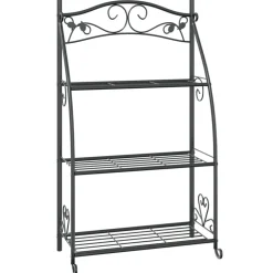 Sale Kukkateline musta 56x30x96 cm teräs Terassin Sisustus|Terassin Sisustus