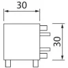 Kulmaliitin Linear LED -valaisimille oikea*Airam Online
