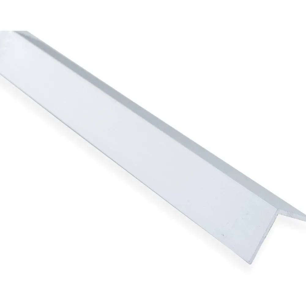 New Kulmalista sileä 2x25x25x2000mm alumiini hopea anodisoitu Kulmasuojalistat