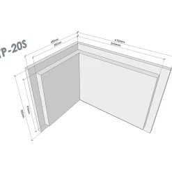 Kulmaluukku TP-20S 565x385mm eri värivaihtoehtoja*Tapani Puosi Best