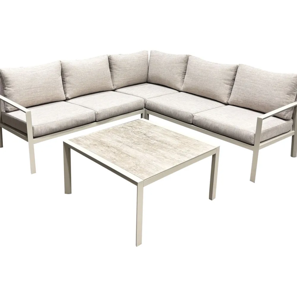 Clearance Kulmasohvaryhmä Palermo, beige Ulkosohvat