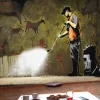Outlet Kuvatapetti Banksy - Cave Painting eri kokoja Valokuvatapetit