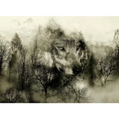 Kuvatapetti Mountain Predator Beige eri kokoja*Artgeist Hot
