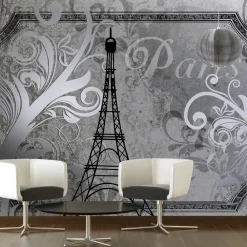 Kuvatapetti Vintage Paris - silver eri kokoja*Artgeist Discount