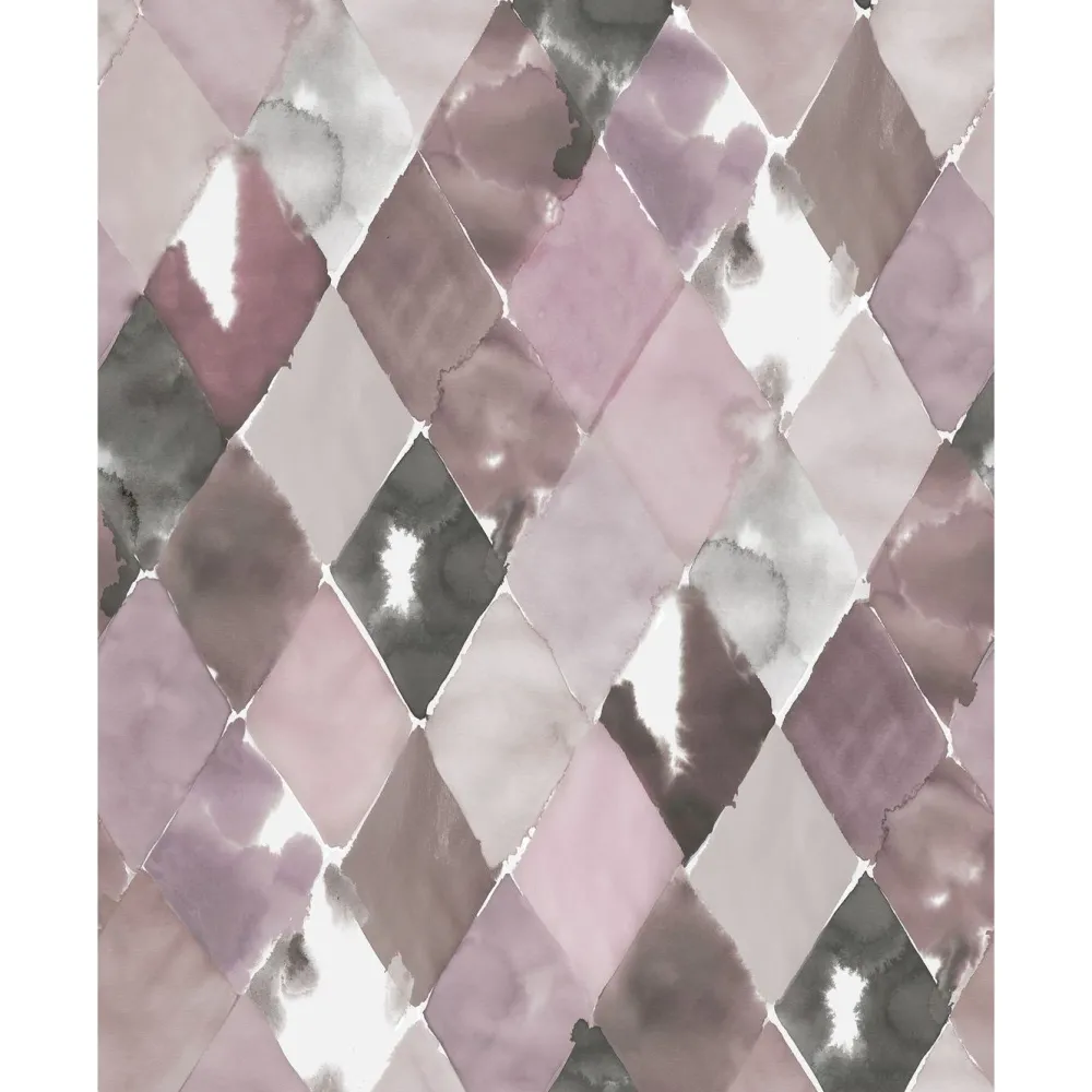 New Kuvatapetti Big Harlequin Plum non-woven mittatilaus Mittatilaustapetit