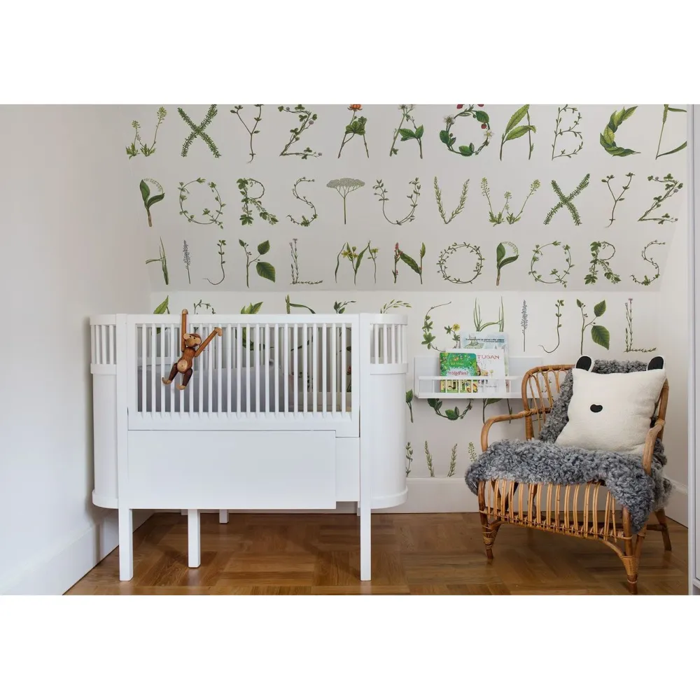 Sale Kuvatapetti Floral Alphabet non-woven mittatilaus Mittatilaustapetit