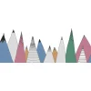 Online Kuvatapetti Mountain Ridge Color non-woven mittatilaus Mittatilaustapetit