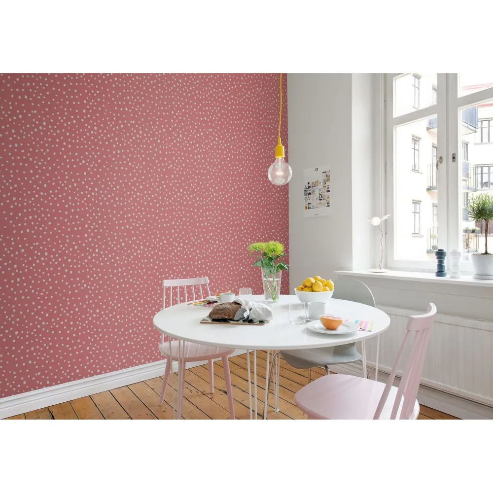 Kuvatapetti Rebel Dot Peach non-woven mittatilaus*Rebel Walls Clearance