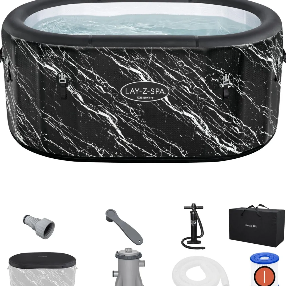 Outlet Kylmäallas Lay-Z-Spa Glacial Dip, 420l, musta Kehonhuolto