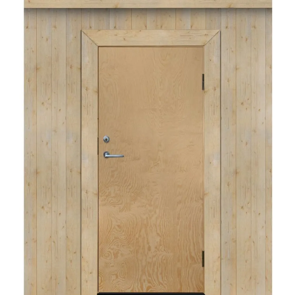 Kylmävaraston Ljusdal 100x210cm vasen, käsittelemätön sileä vaneri*JABO Outlet