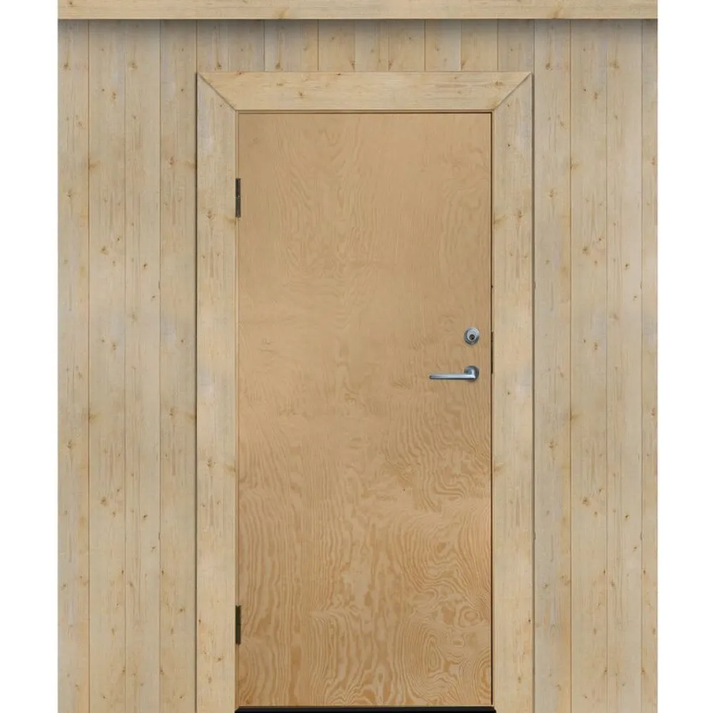 Online Kylmävaraston Ljusdal 100x210cm oikea, käsittelemätön sileä vaneri Varastonovet