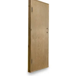 Kylmävaraston ovi Ljusdal 80x190cm vasen, käsittelemätön urajyrsitty vaneri*JABO New