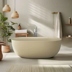 Kylpyamme Soft, 1600x590 mm, beige Kylpyammeet