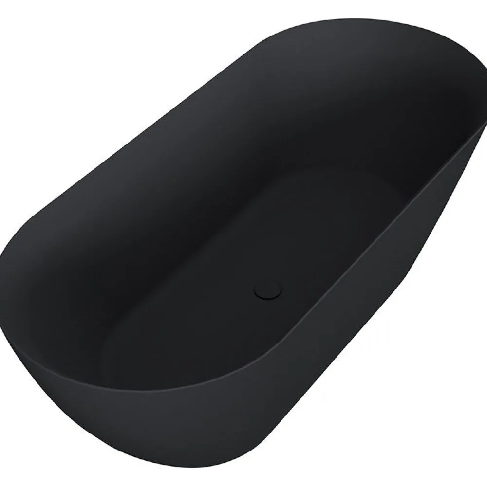 Kylpyamme Stillsam, 1600 mm, musta*Bathlife Discount