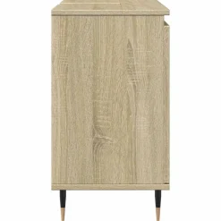 Outlet Kylpyhuoneen kaappi, tekninen puu, 58x33x60 cm, eri värejä (29861) Kylpyhuoneen Kaapit