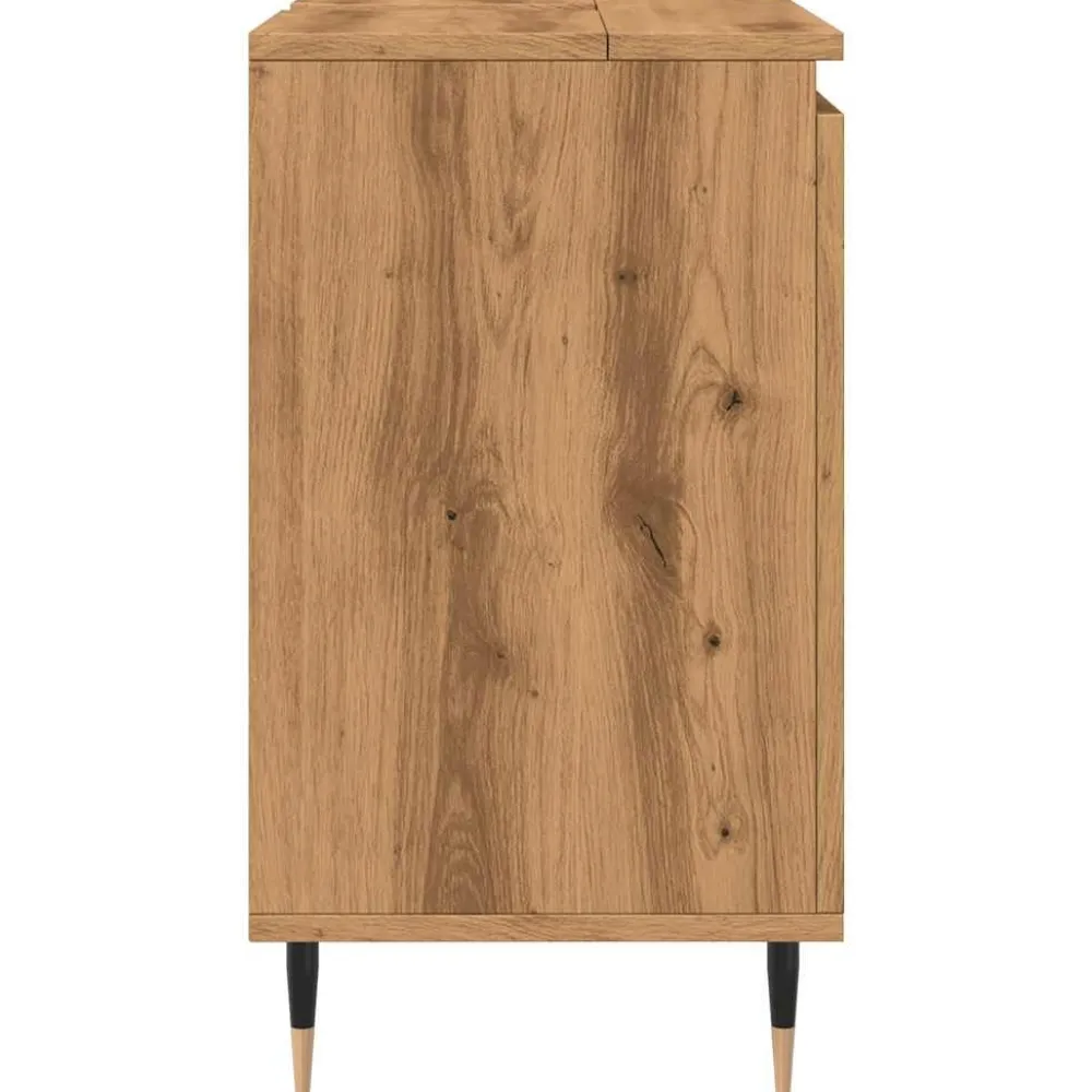 Outlet Kylpyhuoneen kaappi, tekninen puu, 58x33x60 cm, eri värejä (29861) Kylpyhuoneen Kaapit