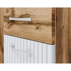 Kylpyhuoneen kalusteryhmä pesualtaalla ALBA MDF, beige/valkoinen (6241)*Nomla Discount