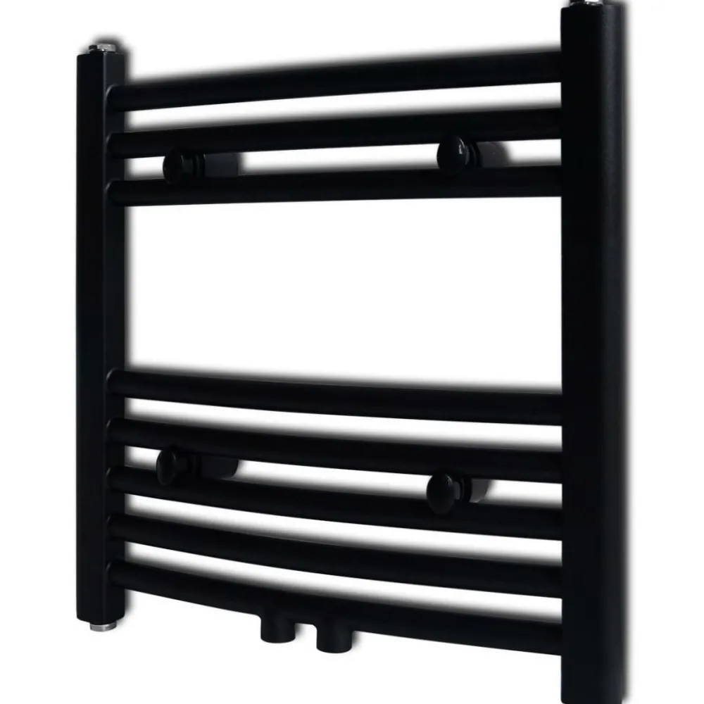 Clearance Kylpyhuoneen keskuslämmitys pyyheteline kaareva 480x480 mm Vesikiertoiset Pyyhekuivaimet