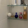 Outlet Kylpyhuoneen lasihylly Omega 300 mm kromi Kylpyhuonetarvikkeet