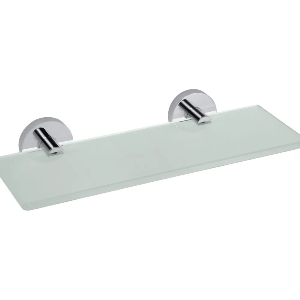Outlet Kylpyhuoneen lasihylly Omega 300 mm kromi Kylpyhuonetarvikkeet