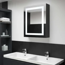 Clearance Kylpyhuoneen LED-Peilikaappi 50x13x70 cm (25543) Peilikaapit