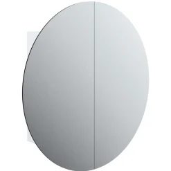 Kylpyhuoneen peilikaappi ja pyöreä peili LED-valoilla, useita kokoja ja värejä (14011)*FinePRICE Outlet