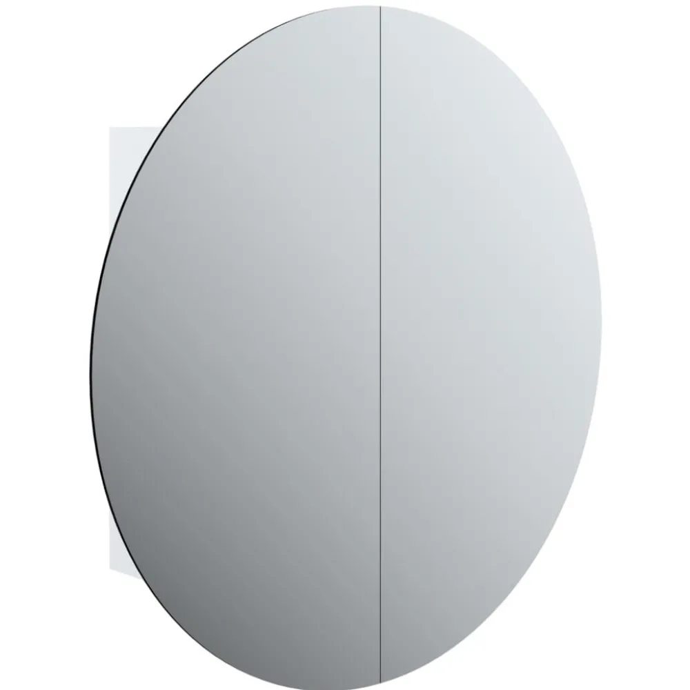Kylpyhuoneen peilikaappi ja pyöreä peili LED-valoilla, useita kokoja ja värejä (14011)*FinePRICE Outlet