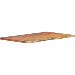 Kylpyhuoneen työtaso 90x60x2,5 cm suorakaide täysi akasiapuu (70261)*FinePRICE Outlet