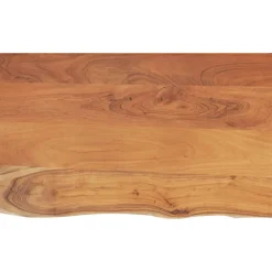 Kylpyhuoneen työtaso 90x60x2,5 cm suorakaide täysi akasiapuu (70261)*FinePRICE Outlet