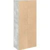 Kylpyhuonekaappi rullatelineellä Betoninharmaa 39x22x90 cm (58527)*FinePRICE