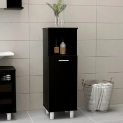 Outlet Kylpyhuonekaappi 30x30x95 cm lastulevy eri värejä Kylpyhuoneen Kaapit