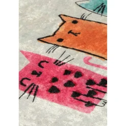 Kylpyhuonematto Baby Cats, 40x60cm, monivärinen*Linento Online