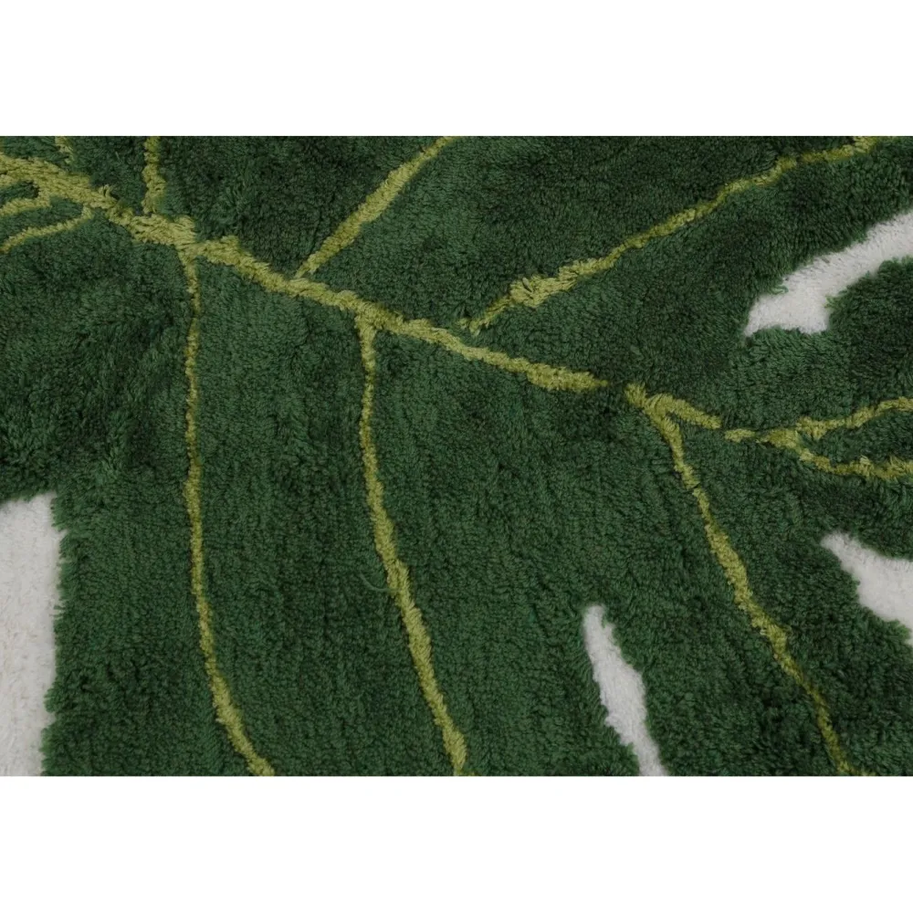Kylpyhuonematto Frunze, 80x120cm, vihreä*Linento Outlet