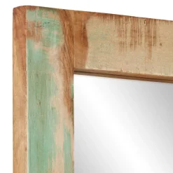Kylpyhuoneryhmä allaskaapilla ja peilillä kierrätetty täyspuu (00635) Kylpyhuoneryhmät