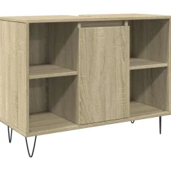 Hot Kylpyhuoneryhmä 3-osainen, sis. allaskaappi + sivukaapit, Sonoma-tammi tekninen puu (07680) Kylpyhuoneryhmät