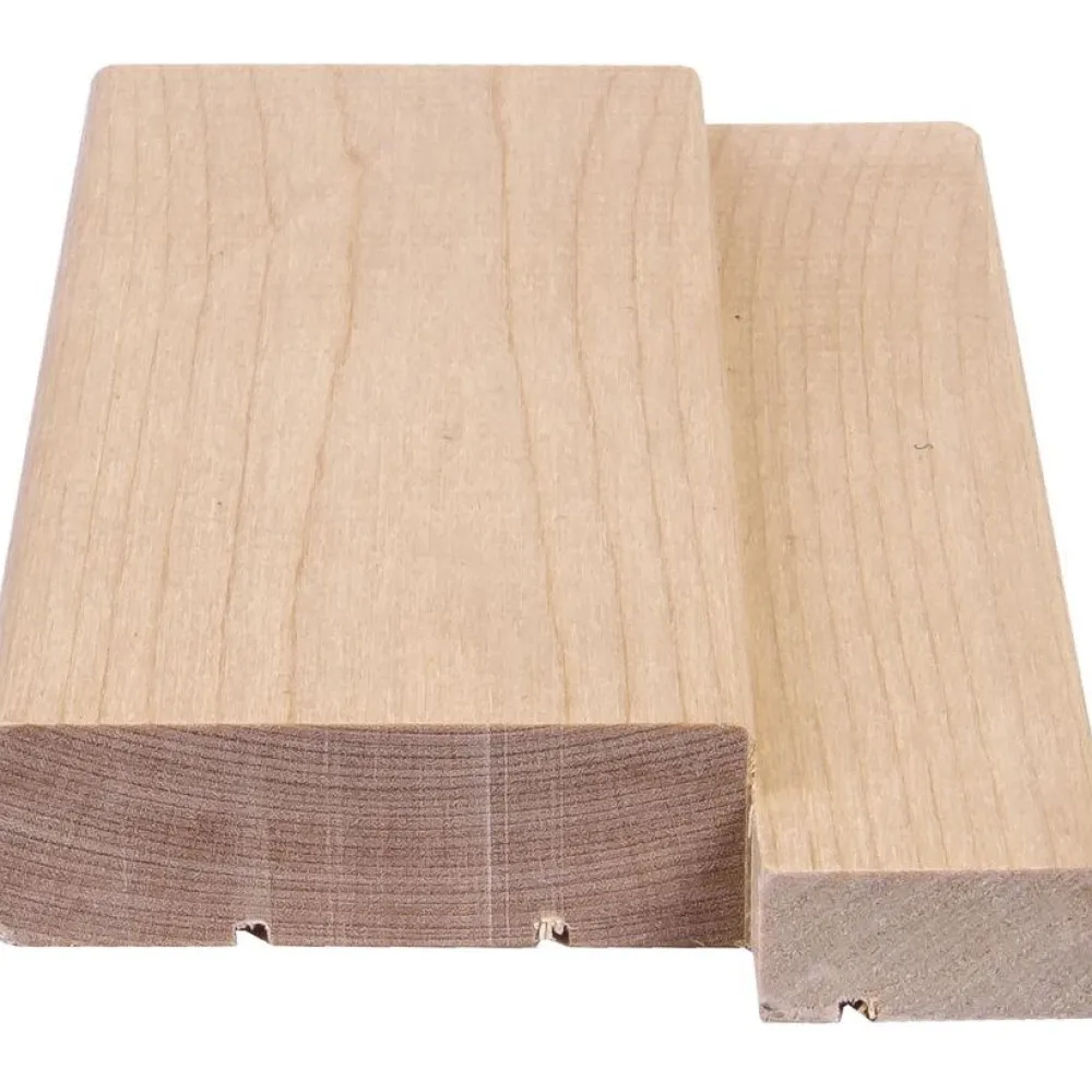 Kynnys kyntteellinen 92x22/29mm M8 koivu puuvalmis*Maler