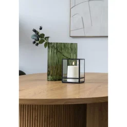 Kynttilälyhty Hurricane, 12x15cm, musta metalli/lasi*House Nordic Discount