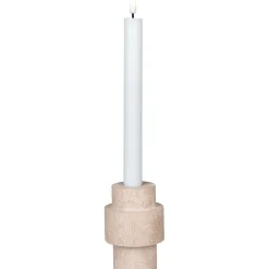 Kynttilänjalka , ø7x10cm, sylinteri, travertiini*House Nordic Sale