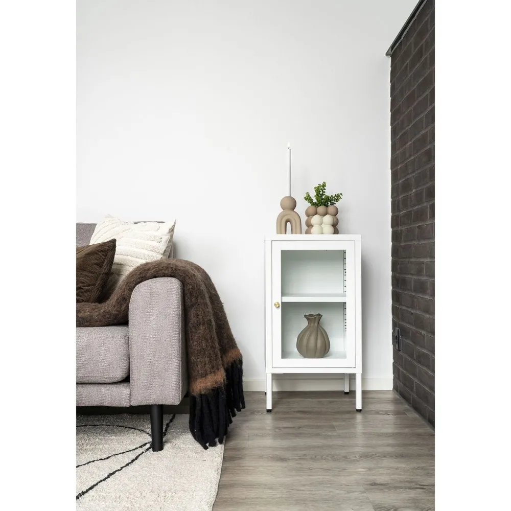 Kynttilänjalka , 10.5x6.5x17cm, keramiikka, ruskea*House Nordic Sale