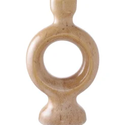 Discount Kynttilänjalka , 13.5x8.8x23.4cm, keramiikka, ruskea Lyhdyt