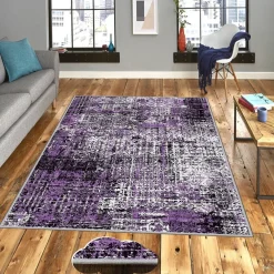 New Käytävämatto EXFAB285, 80x200cm, violetti Matot