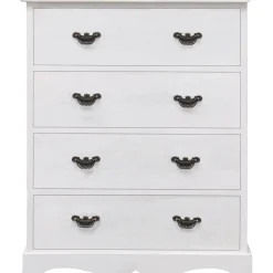 Laatikosto valkoinen 60x30x75 cm puu*FinePRICE Online