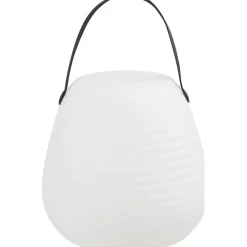 Ladattava LED-lyhty Derry, ulkokäyttöön, ø21cm, RGB, IP44, 3.7V, 1500mAh, valkoinen*House Nordic Hot