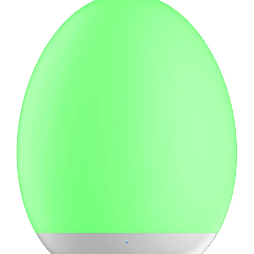 Outlet Ladattava LED-pöytävalaisin Oval Ø92x110 mm valkoinen Pöytävalaisimet
