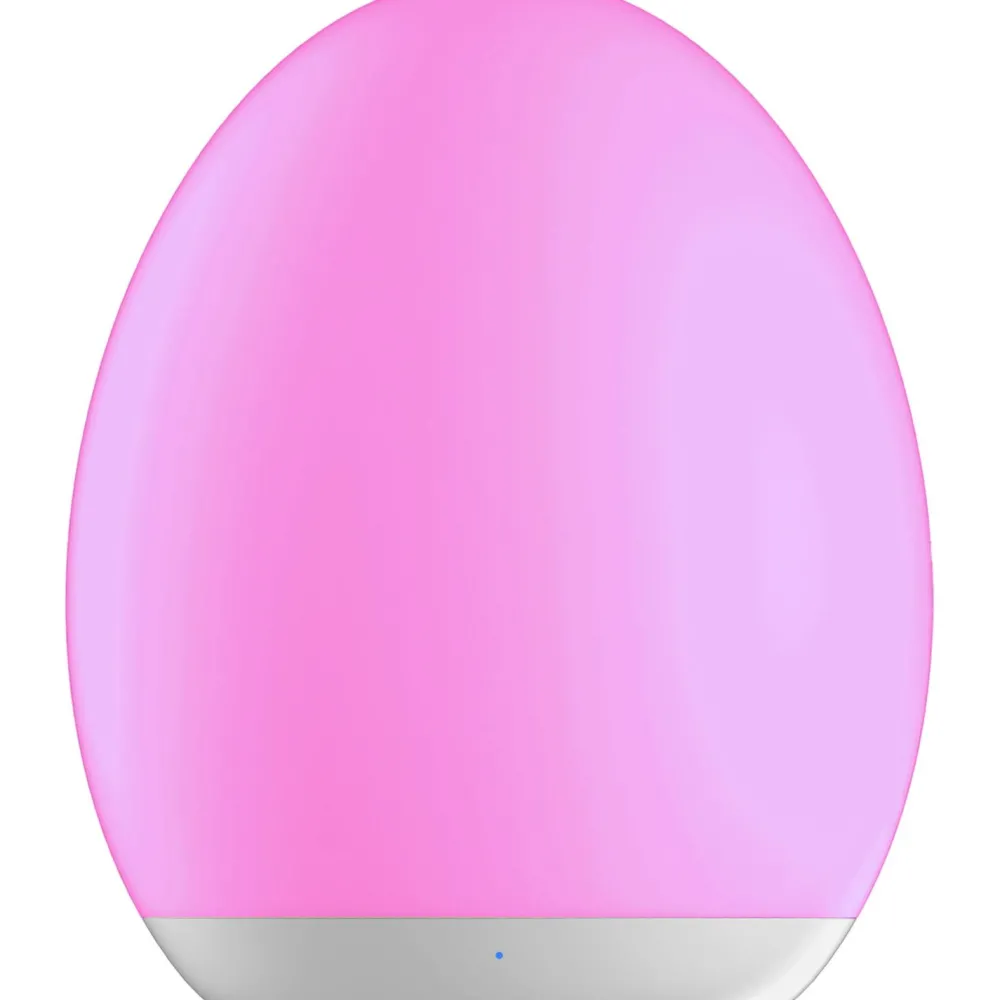 Outlet Ladattava LED-pöytävalaisin Oval Ø92x110 mm valkoinen Pöytävalaisimet