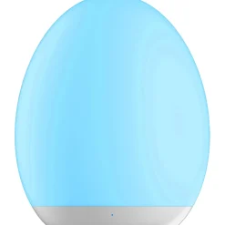 Outlet Ladattava LED-pöytävalaisin Oval Ø92x110 mm valkoinen Pöytävalaisimet