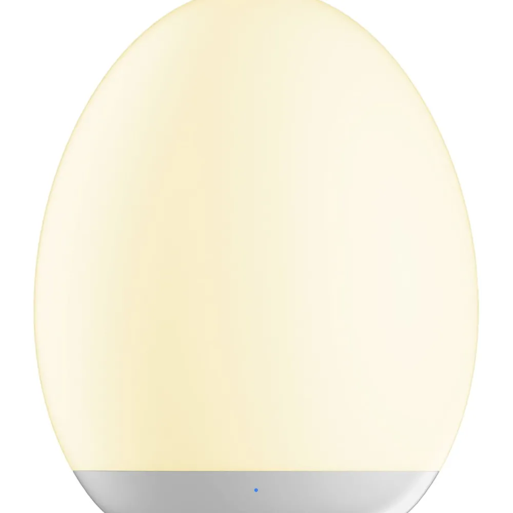 Outlet Ladattava LED-pöytävalaisin Oval Ø92x110 mm valkoinen Pöytävalaisimet